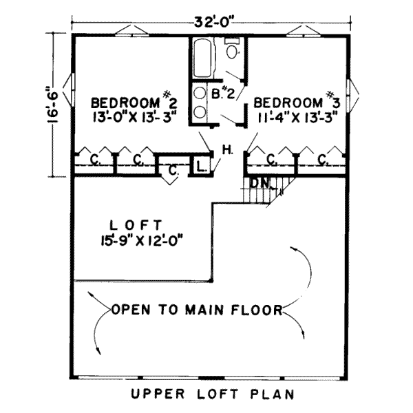 upper floor house blueprint
