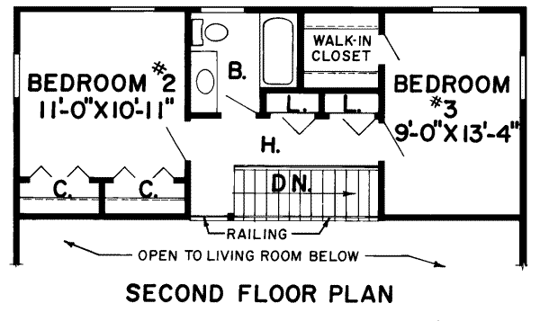 upper floor house blueprint