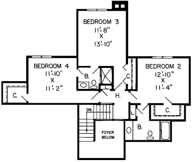 upper floor house blueprint