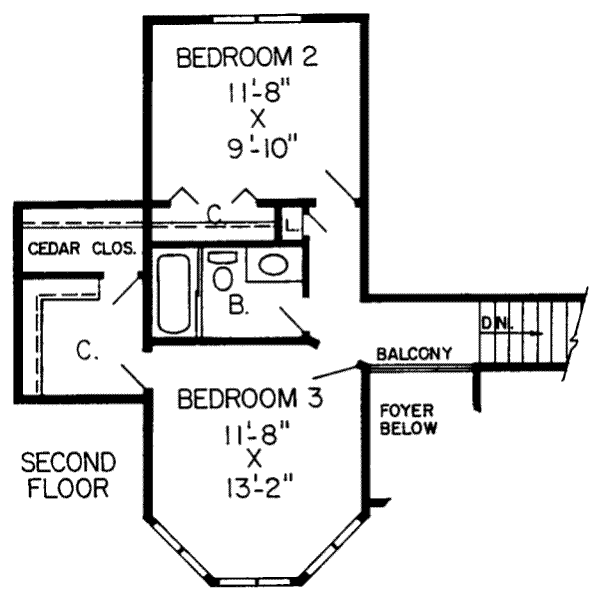 upper floor house blueprint