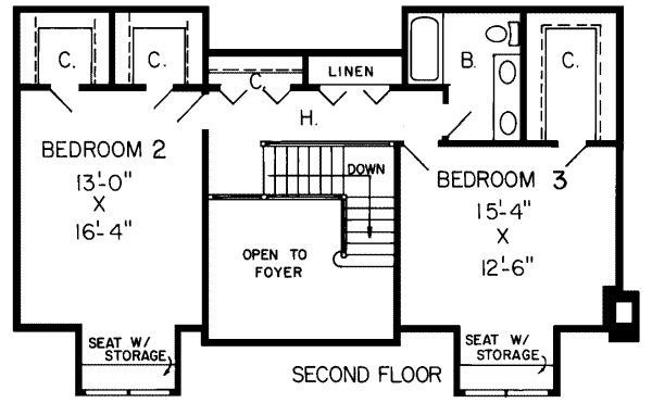 upper floor house blueprint