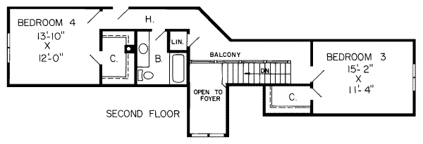 upper floor house blueprint