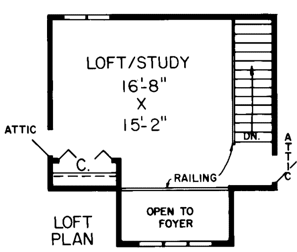 upper floor house blueprint