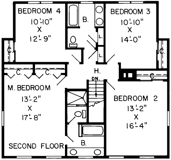 upper floor house blueprint