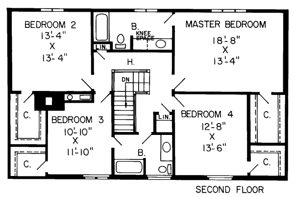 upper floor house blueprint