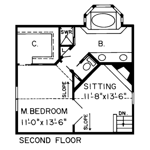 upper floor house blueprint