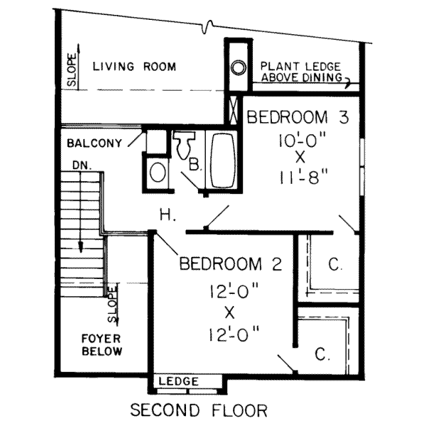 upper floor house blueprint