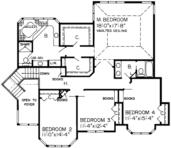 upper floor house blueprint