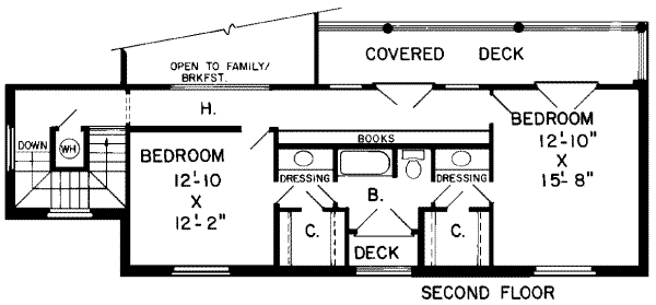 upper floor house blueprint