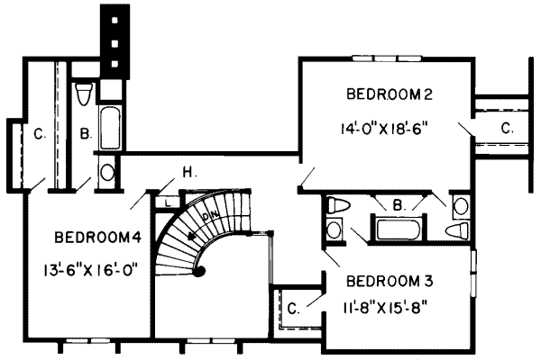 upper floor house blueprint
