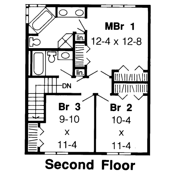 upper floor house blueprint