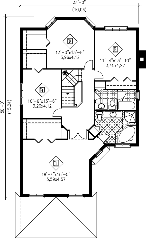 upper floor house blueprint