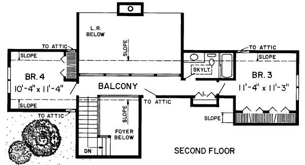 upper floor house blueprint