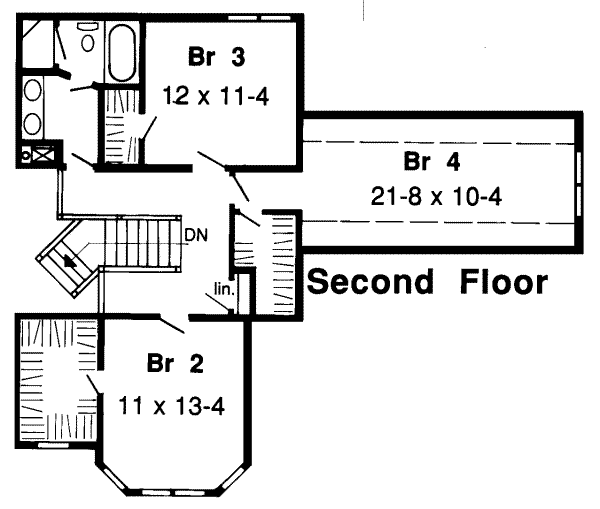 upper floor house blueprint