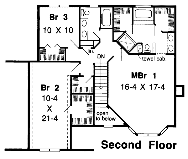 upper floor house blueprint