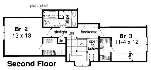 upper floor house blueprint