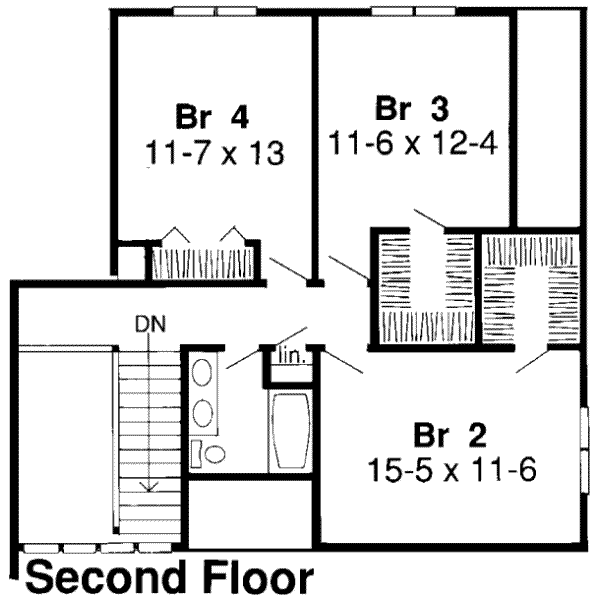 upper floor house blueprint