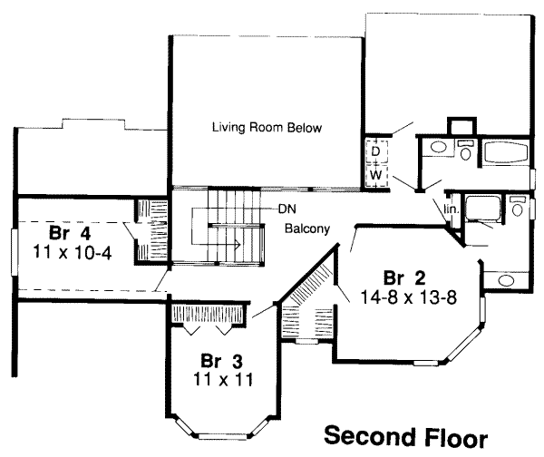 upper floor house blueprint