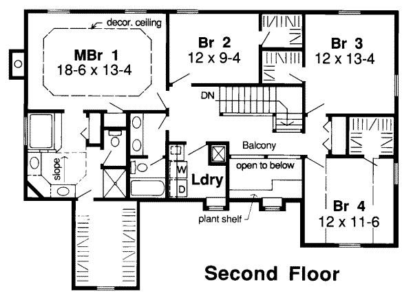 upper floor house blueprint