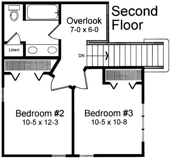 upper floor house blueprint