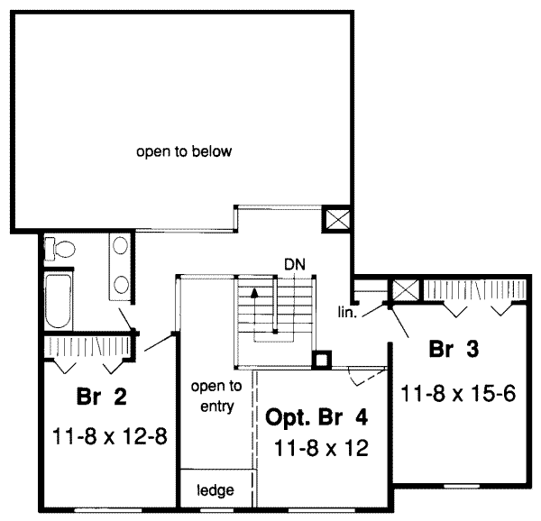 upper floor house blueprint