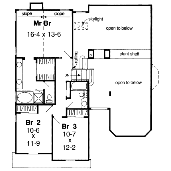 upper floor house blueprint