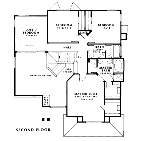 upper floor house blueprint