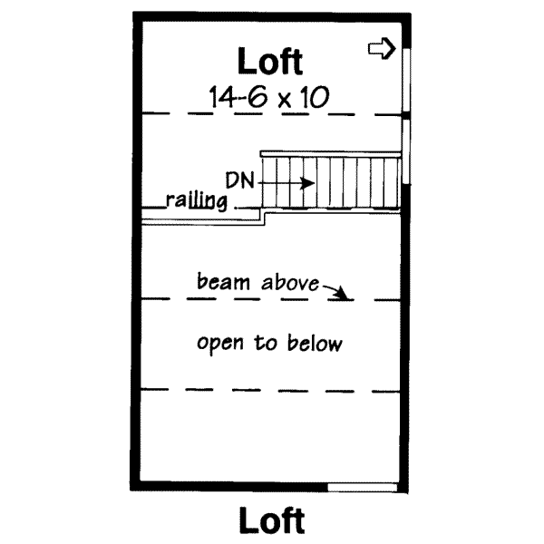 upper floor house blueprint