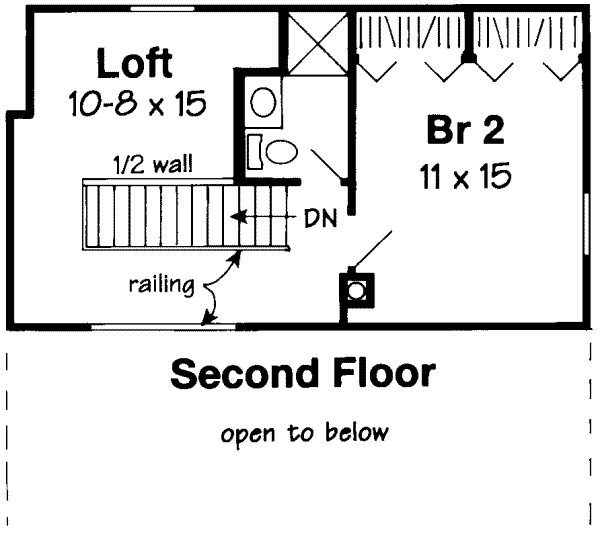 upper floor house blueprint