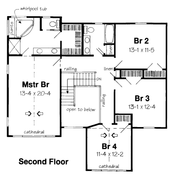 upper floor house blueprint