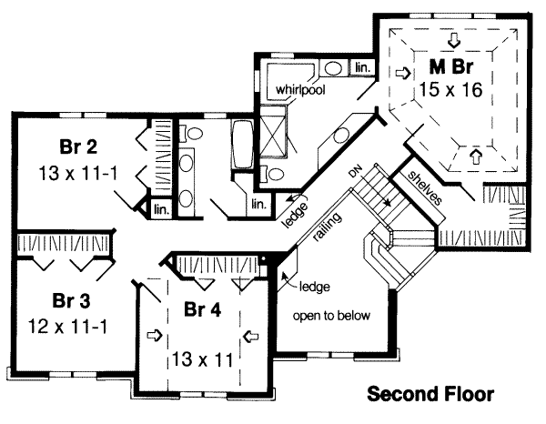 upper floor house blueprint