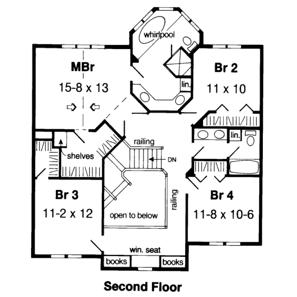upper floor house blueprint