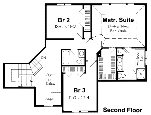 upper floor house blueprint