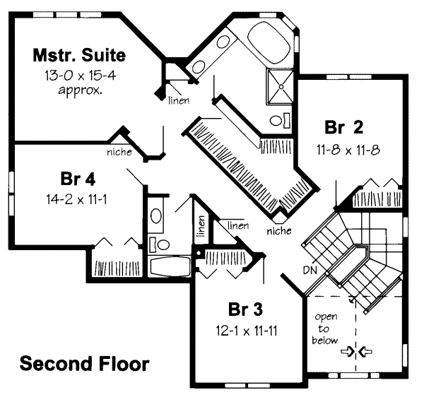 upper floor house blueprint