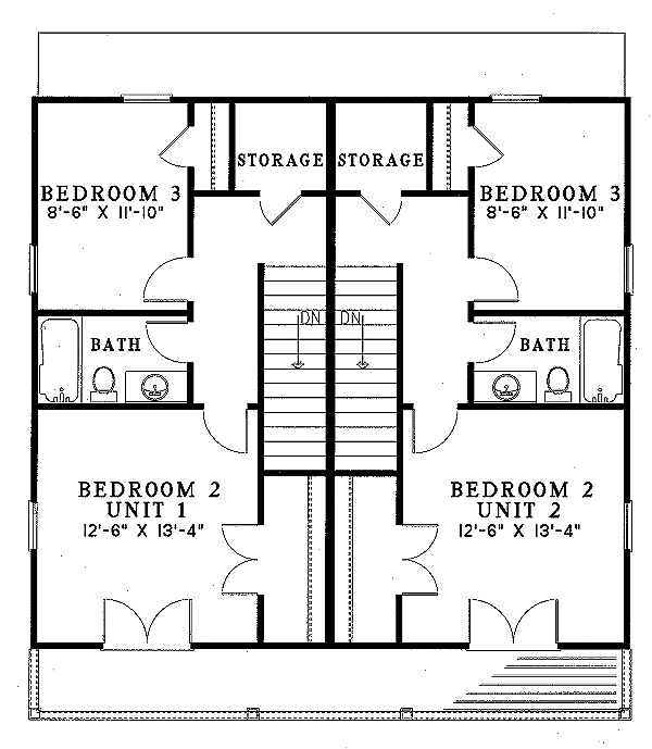 upper floor house blueprint