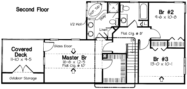 upper floor house blueprint