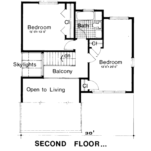 upper floor house blueprint