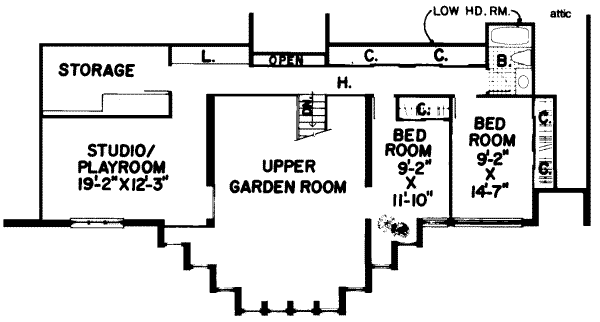 upper floor house blueprint