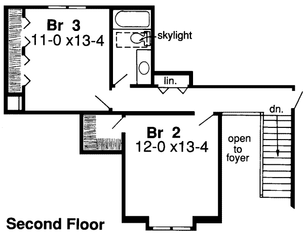 upper floor house blueprint