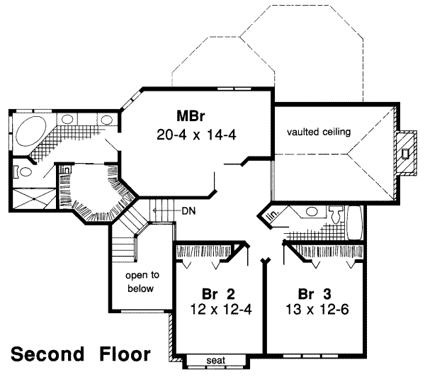upper floor house blueprint