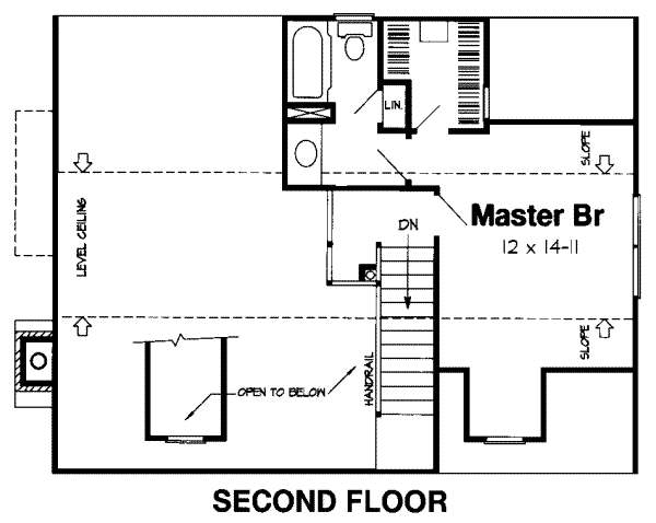 upper floor house blueprint