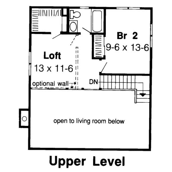 upper floor house blueprint