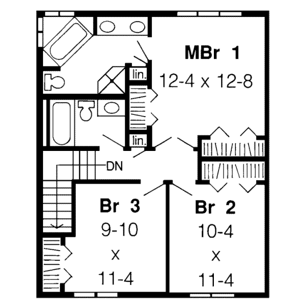 upper floor house blueprint
