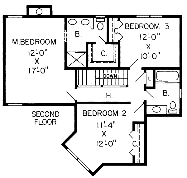 upper floor house blueprint