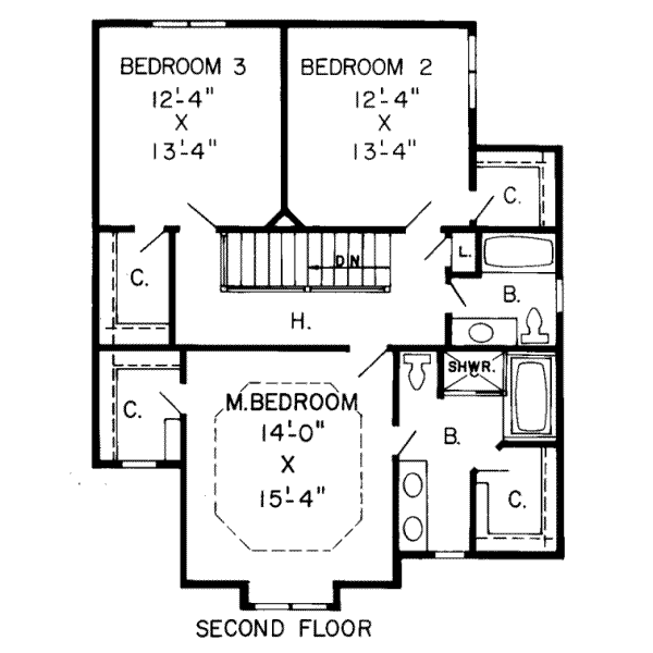 upper floor house blueprint