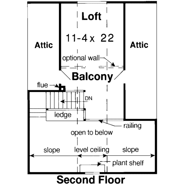 upper floor house blueprint