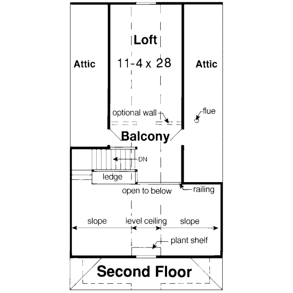 upper floor house blueprint