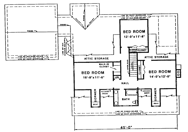 upper floor house blueprint