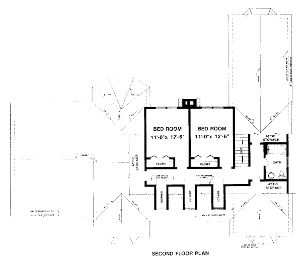 upper floor house blueprint