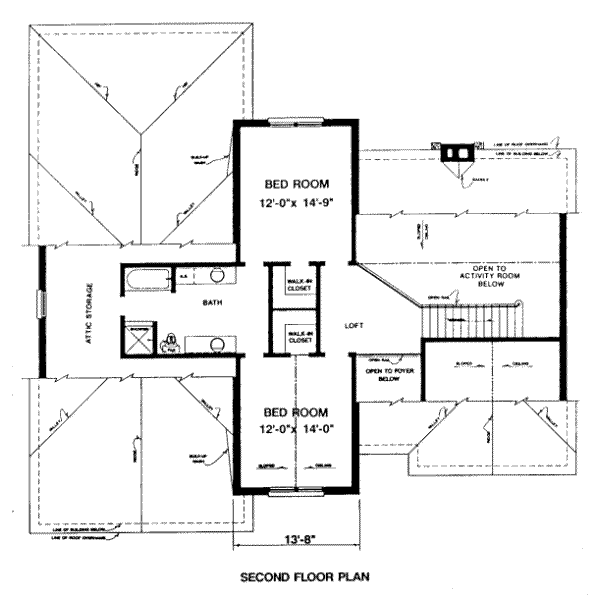 upper floor house blueprint
